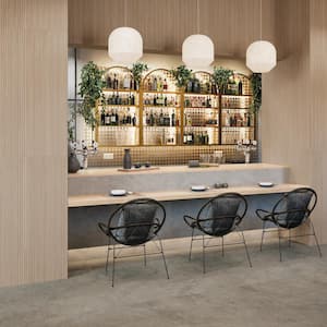 UrbanSlat Natural 16 in. x 48 in. Matte Ceramic Wall Tile (15.51 sq. ft./Case)