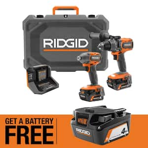 18V Brushless 2-Tool Combo Kit with 6.0 Ah and 4.0 Ah MAX Output Batteries, Charger, Hard Case, and FREE 4.0 Ah Battery