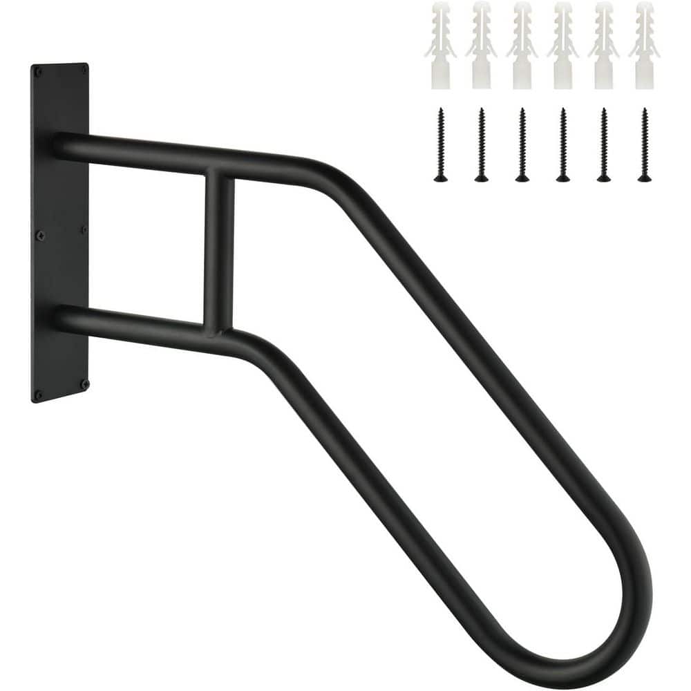 Afoxsos Adjustable Aluminum Outdoor Handrail for Stairs and Deck with ...