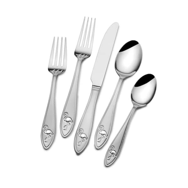 Towle Living Flamingo 20-Piece 18/0 Stainless Steel Flatware Set (Service for 4)