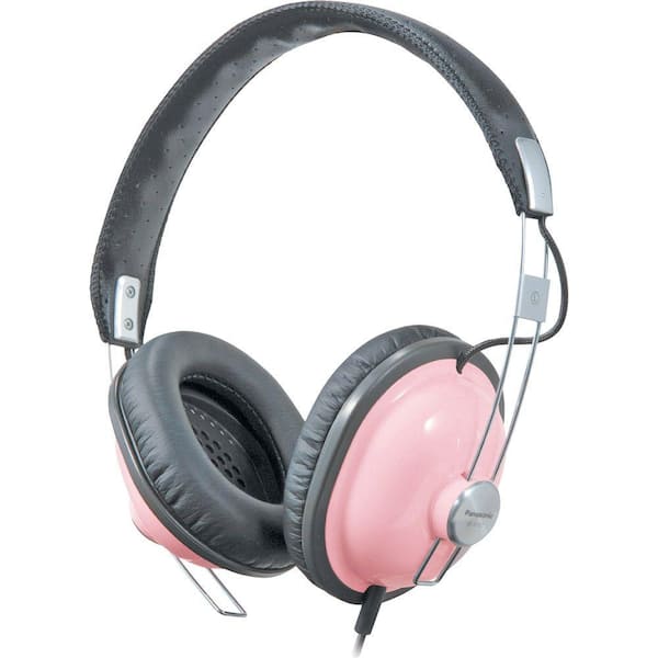 Panasonic Retro-Style Monitor Headphones - Pink