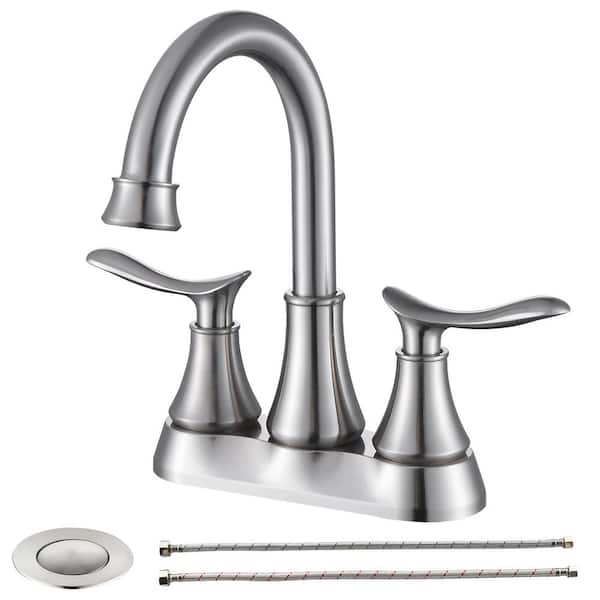 Fapully Four Piece Bathroom Accessories Set Stainless Steel Wall  Mounted,Brushed Nickel Finished