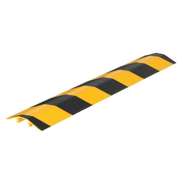 Vestil 48 in. Aluminum Hose and Cable Crossover - Yellow/Black