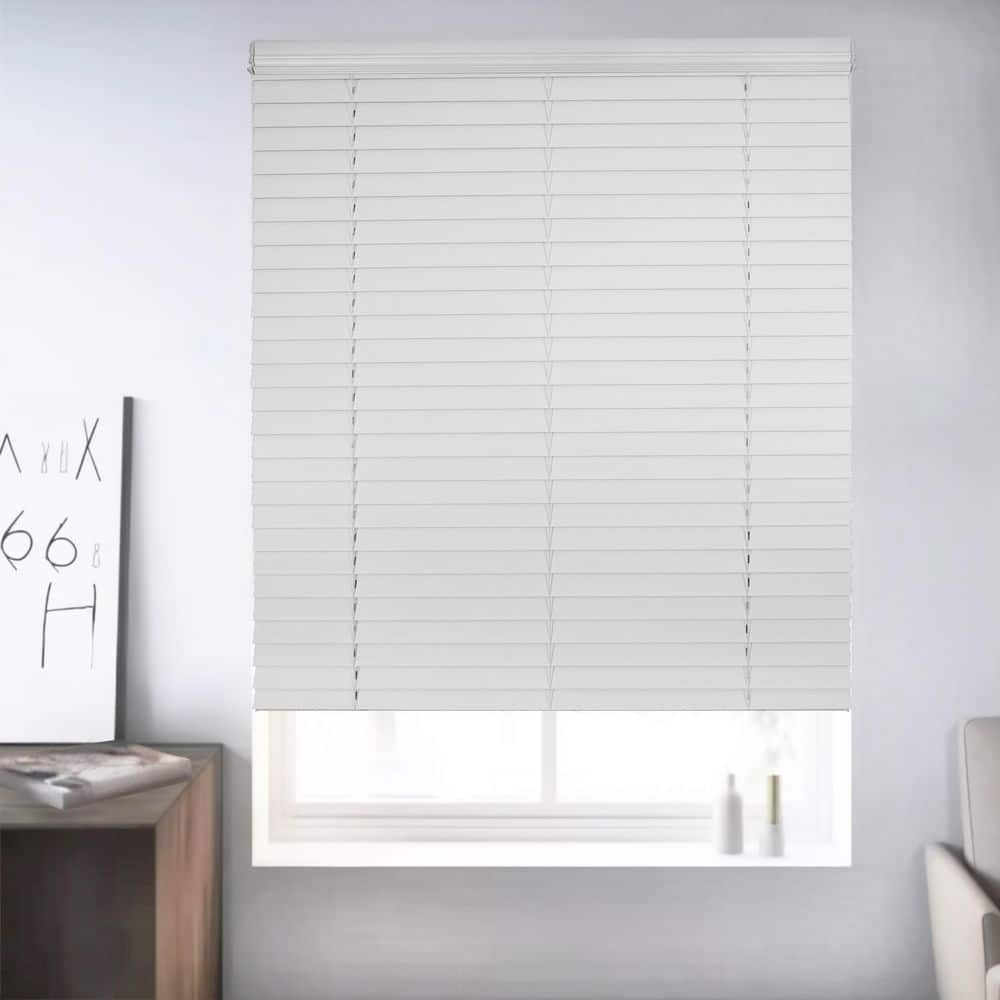 Cordless Bottom-Up Room Darkening Faux Wood Window Blinds with 2.5 in. Slats, 31 in. W X 72 in. L White price history on PriceWatchPro
