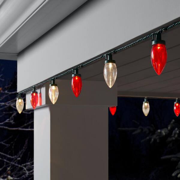 Home depot red and white christmas lights Clearance