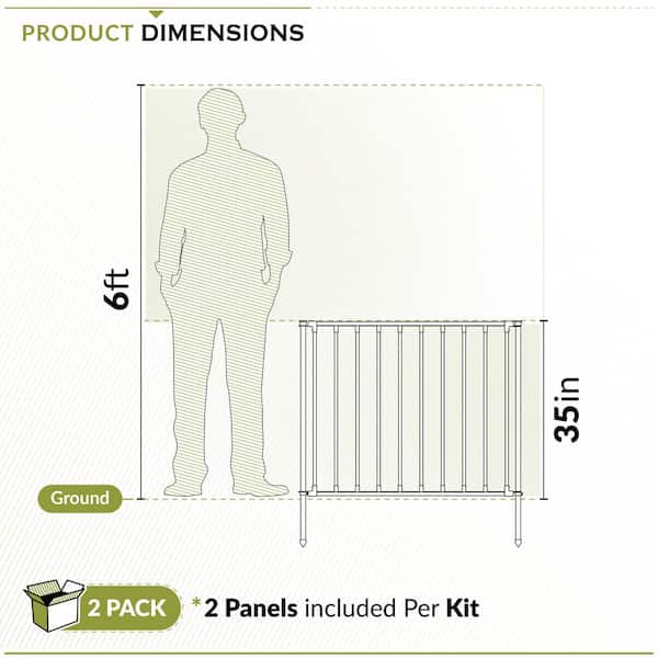 Zippity Outdoor Products 3 ft. H x 3.5 ft. W Zurich Poly-Steel
