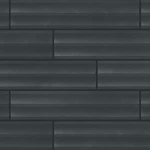 Indoterra Volcanic Ash 2 in. x 9 in. Matte Porcelain Fluted Concrete Look Wall Tile (543.4 sq. ft./Pallet)