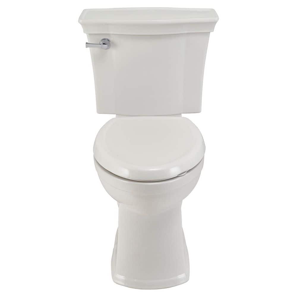 White Slow-Close Elongated Toilet Seat with Telescoping Lid
