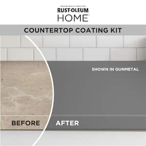 1 qt. Gunmetal Satin Interior Countertop Paint Kit