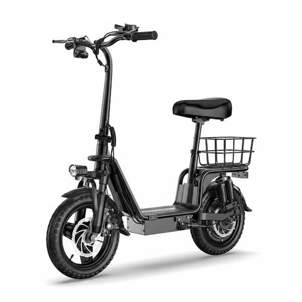 14 in. Folding Electric Bicycle, Classic Black 48V/10.4 Ah, 20 MPHElectric Bicycles for Adults GM-L-72 - The Home Depot 14 in. Folding Electric Bicycle, Classic Black 48V/10.4 Ah, 20 MPHElectric Bicycles for Adults GM-L-72 - The Home Depot