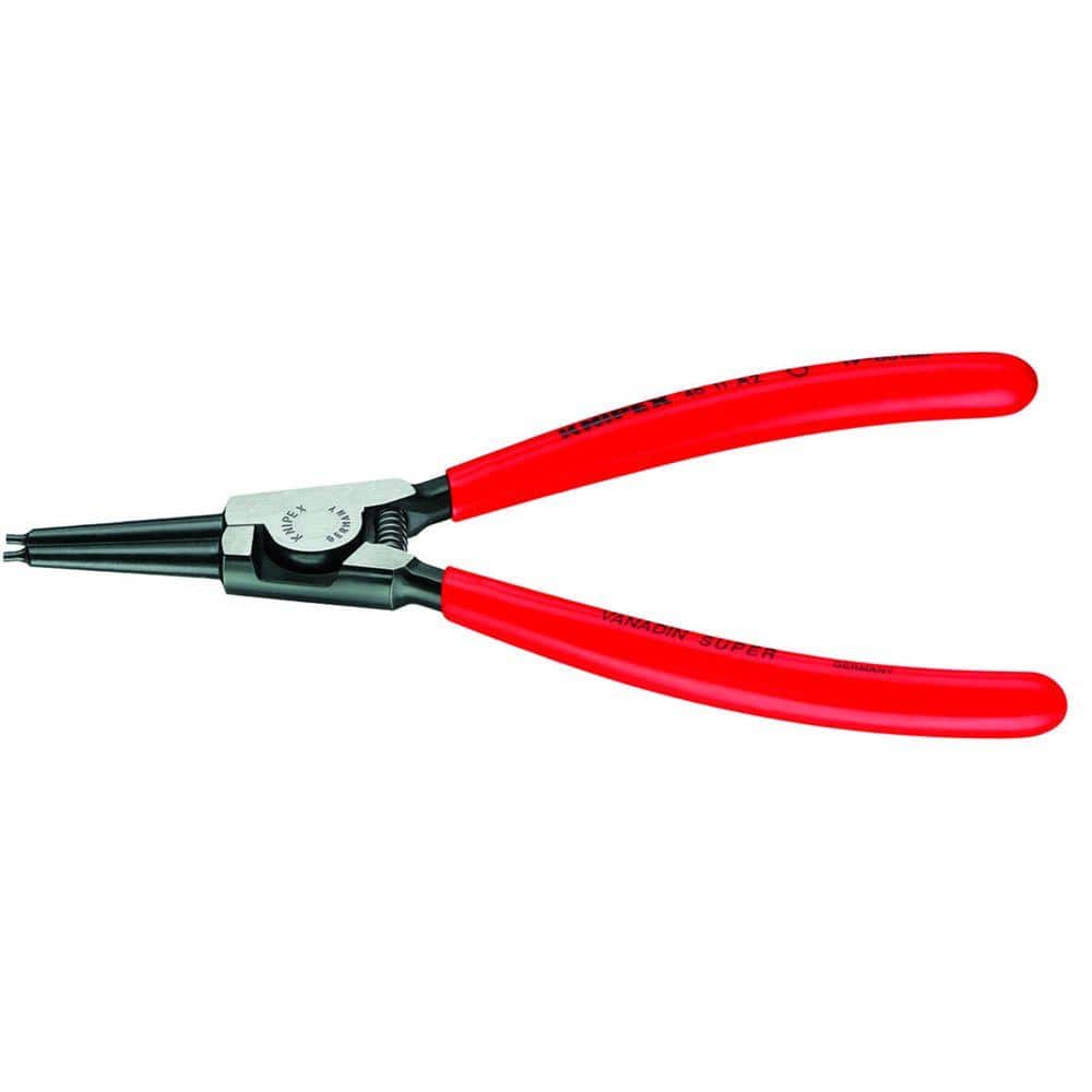 KNIPEX 7-1/4 in. External Straight Snap-Ring Pliers 46 11 A2 - The