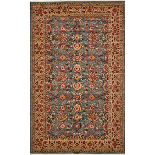 Unique Loom Edinburgh Monroe Blue 10' 6 x 16' 5 Area Rug