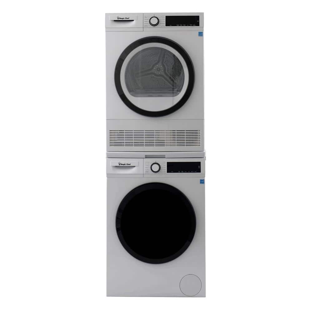 Magic Chef 24-Inch White Stackable Front Load Electric Dryer