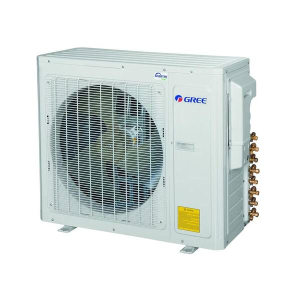 GREE Gen3 Smart Home Triple-Zone 28,400 BTU 2.5 Ton Ductless Mini Split Air  Conditioner u0026 Heat Pump 25 ft. Install Kit 230V MULTI30VIR312HP - The Home  Depot