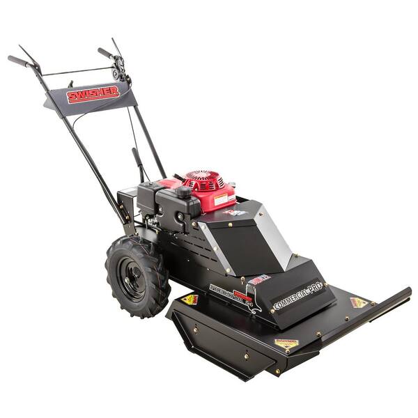 Swisher Predator 24 in. 10.2-HP Honda 12-Volt and recoil start Gas Commercial Self Propelled Brush Cutter