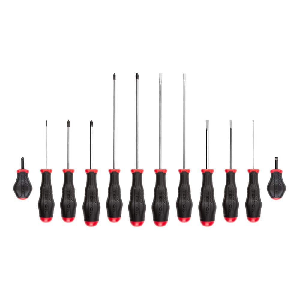 TEKTON HighTorque Screwdriver Set, 12piece (02,1/81/4 in