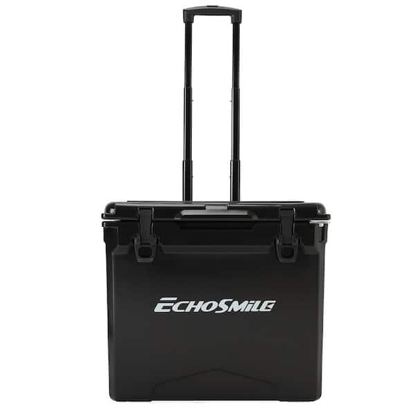 45 qt. Food & Beverage Chest Cooler, Insulated Ice Box With Wheels