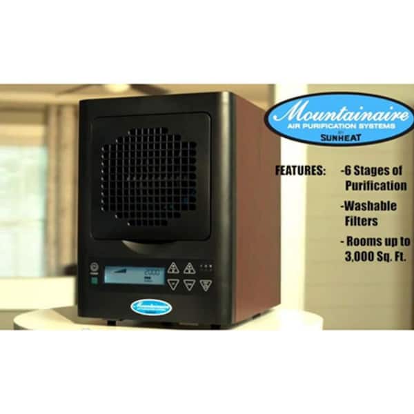 Mountainaire Six Stage HEPA Filter Portable Electronic Air Purifier with 20KV Ionizer and 2-Plate Ozone Genre