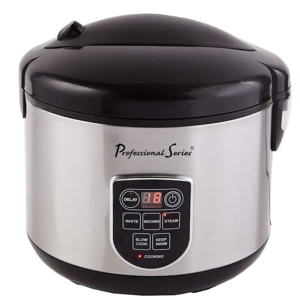 Professional Series 20-Cup Digital Rice Cooker Stainless Steel