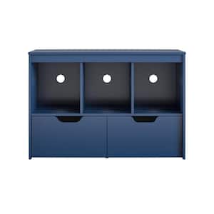 Lauren Kids Navy Toy Storage Cube with Drawers
