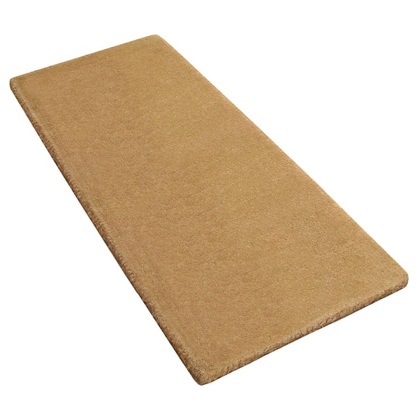 Heavy Duty No Border Brown 24 in. x 57 in. Coir Plain Indoor Outdoor Door Mat