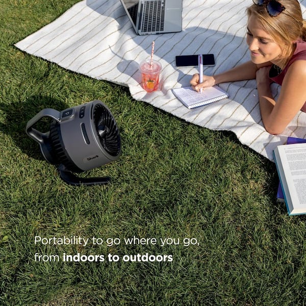 Shark FlexBreeze HydroGo FA052JGY グレー Shark FlexBreeze HydroGo コードレスサーキュレーターファン