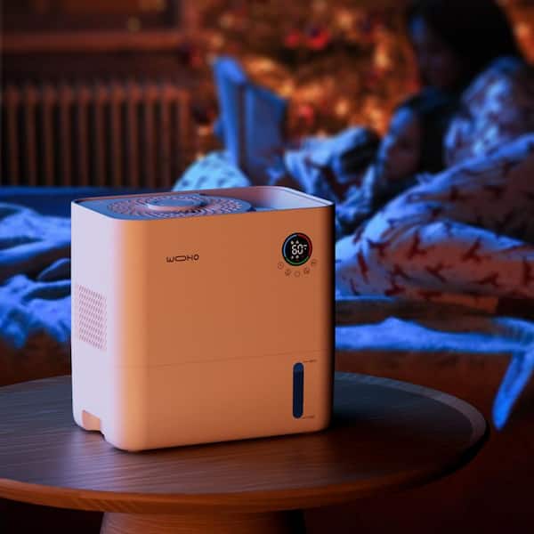 INSPIRED INTERIORS INC 1.32 gal. Mistless 5-Speed Humidifier with Aromatherapy for 430 sq. ft. White