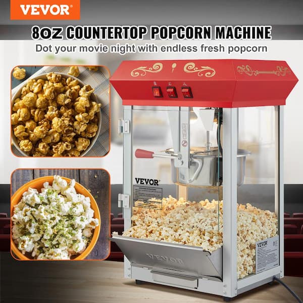 5 Core POP-850 Popcorn Popper Air Popper Machine Popcorn Maker Hot