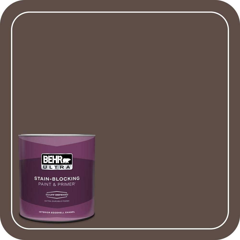 1 qt. #PPH-74 Espresso Coffee Extra Durable Eggshell Enamel Interior Paint & Primer price history on PriceWatchPro