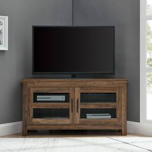 Corner TV Stands For Flat Screens 44 Inch Media Console Black Entertainment 