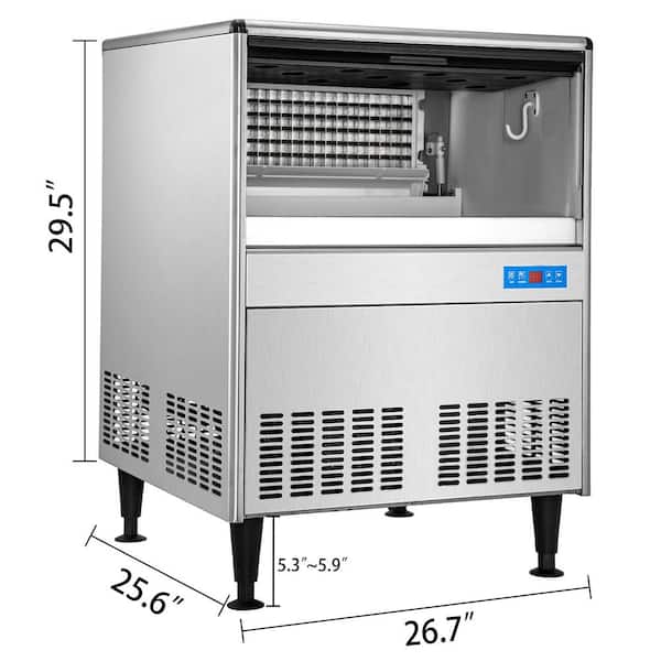 Stainless Steel ABS Industrial Ice Cube Ice Machines Portable Ice Maker for  Hotel Bar - China Ice Cube Machine and Cube Ice Machine price
