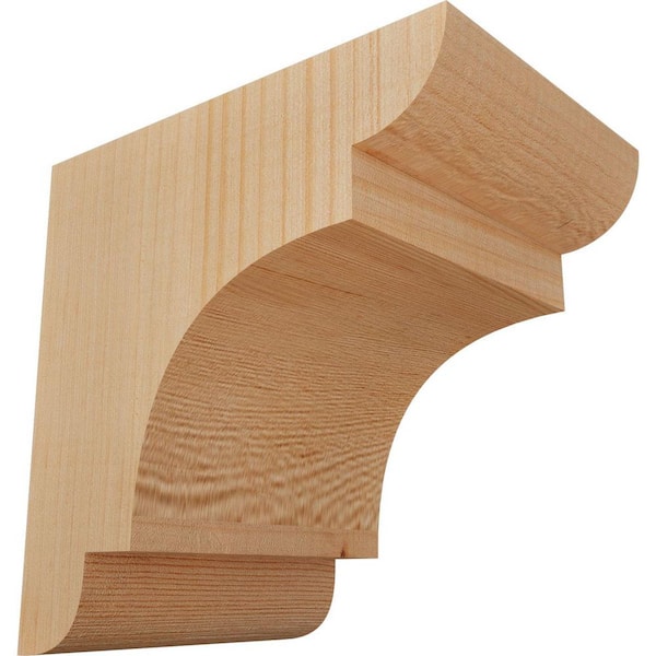 5-1/2 in. x 8 in. x 8 in. Douglas Fir New Brighton Smooth Corbel