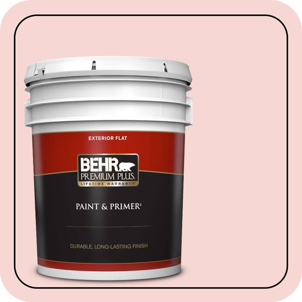 5 gal. #M160-1 Cupcake Pink Flat Exterior Paint & Primer price history on PriceWatchPro