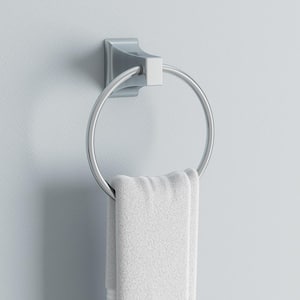Ventura Towel Ring in Chrome