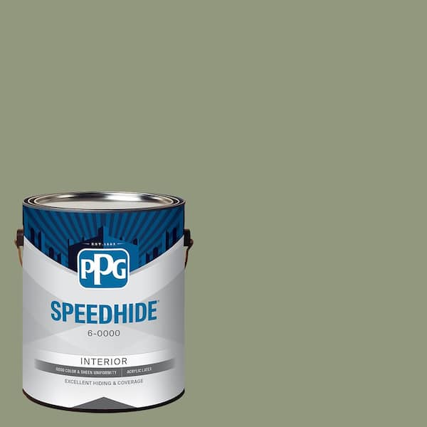 1 gal. PPG1124-5 Cavern Moss Satin Interior Paint