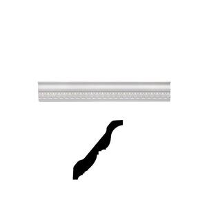 1 in. x 5-7/8 in. x 96 in. Primed Polyurethane Classic Egg and Dart Crown Moulding
