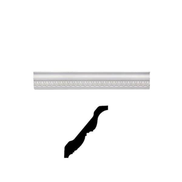 Focal Point 1 in. x 5-7/8 in. x 96 in. Primed Polyurethane Classic Egg and Dart Crown Moulding