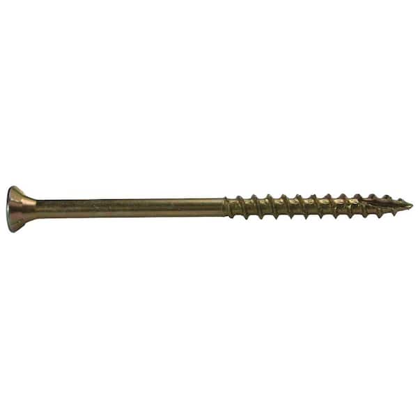 Grip-Rite # 9 x 3 in. Star Drive Flat-Head Auger Thread T-17 Point Construction Screw (1 lb.-Pack)