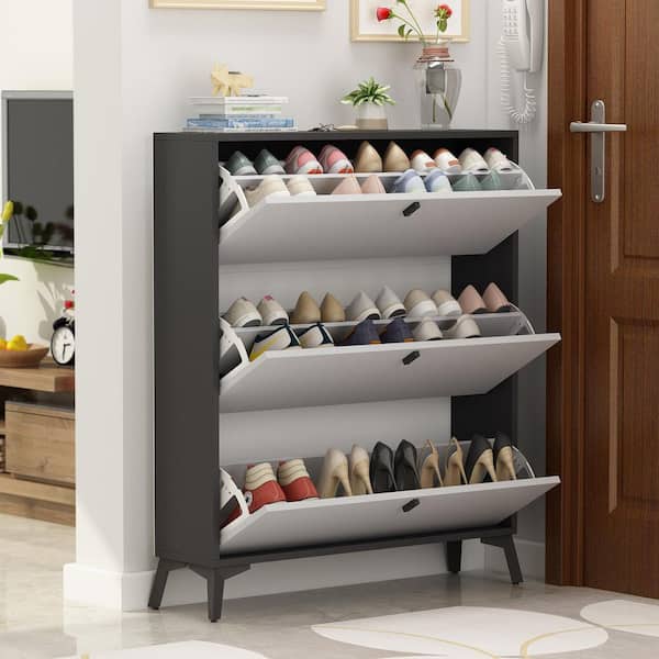 26 Fashion Shoe Storage Cabinets Ideas for the Fancy  Entryway shoe storage,  Closet shoe storage, Wood shoe storage