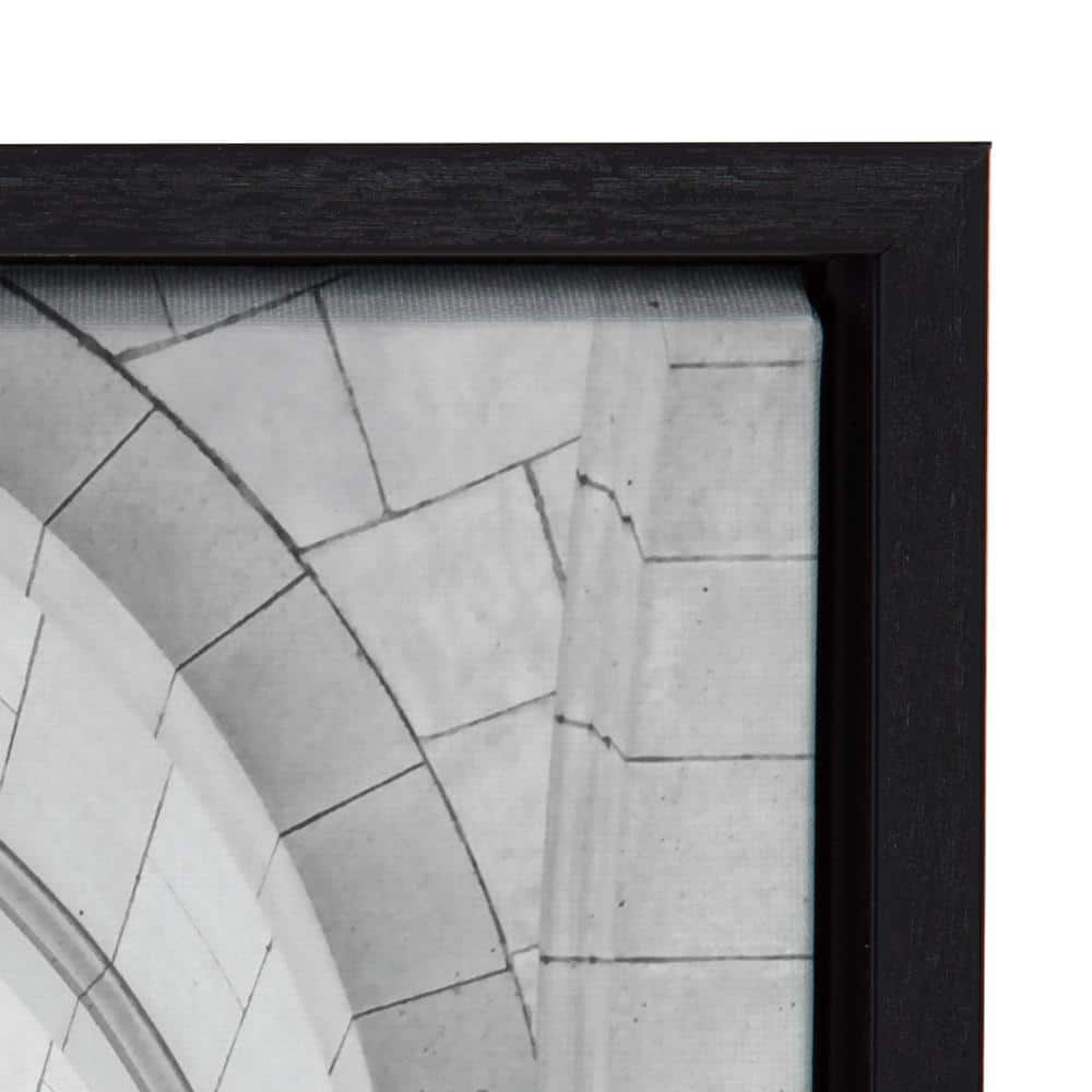 Union Station Black and White Framed Canvas Print, 18x24