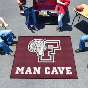 Fordham Rams Maroon Man Cave Tailgater Rug 5 ft. x 6 ft.