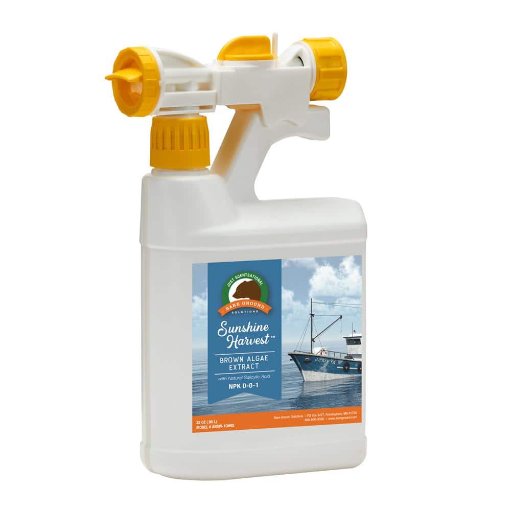 Just Scentsational 32 oz. Brown Algae with Natural Salicylic Acid in a Mixing Hose End Sprayer