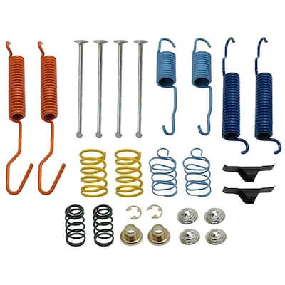and Washers ACDelco Professional 18K1466 Rear Drum Brake Hardware Kit with Springs Retainers Pins