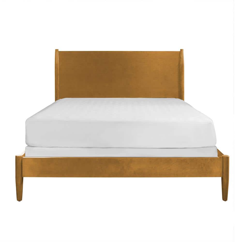 Acorn Queen Mid-Century Modern Wood Bed Frame