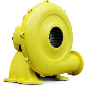 11 in. 1 fan speeds Drum Fan in Yellow with Silent Mode