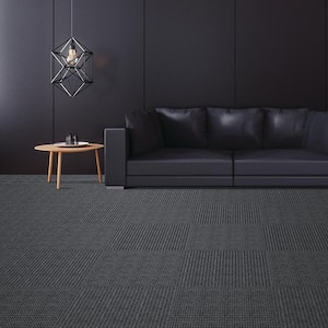 First Impressions - Multi-Colored Commercial/Residential 24 x 24 in. Peel and Stick Carpet Tile Square (60 sq. ft.)