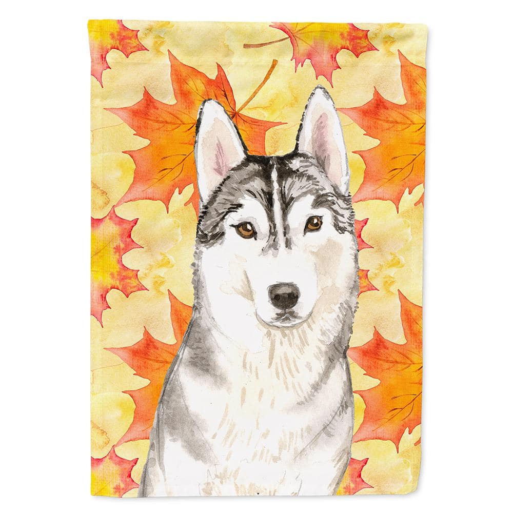 11 in. x 15-1/2 in. Polyester Fall Leaves Siberian Husky 2-Sided 2-Ply Garden Flag price history on PriceWatchPro