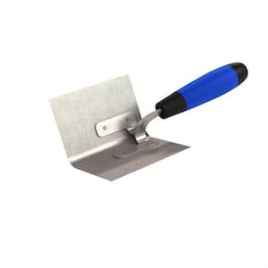 Bullnose Rounded Inside Corner 5 in. x 3-1/2 in. Finishing Trowel with Comfort Grip Handle