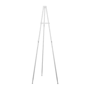 White Metal Extra Large Free Standing Adjustable Display Stand Easel with Foldable Stand
