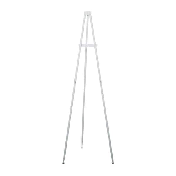 White Metal Extra Large Free Standing Adjustable Display Stand Easel with Foldable Stand